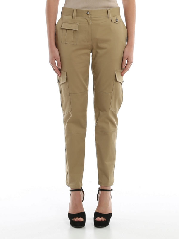 The Best Shops DOLCE & GABBANA: casual trousers - Cotton cargo trousers